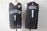 Nets 1 D'Angelo Russell Black City Edition Nike Swingman Jersey (1),baseball caps,new era cap wholesale,wholesale hats